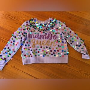 QUEEN OF SPARKLES Mambo Queen Sweater size small in perfect condition!!